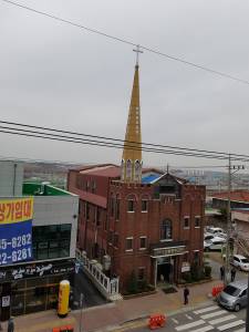 Seonghwan Central Presbyterian Church on Easter morning, 2018