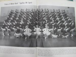 group photo of 1970-71 Bryan Adams Belles