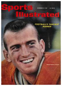 James Saxton on cover of Sports Illustrated, 1961