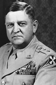 General Walton Walker in his military uniform