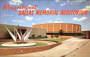 exterior of Dallas Memorial Auditorium