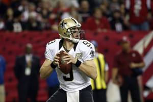 Drew Brees with New Orleans Saints