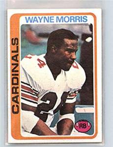 Wayne Morris football card