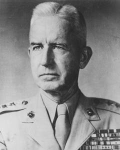 General Oliver P. Smith in uniform