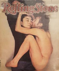 John and Yoko on cover of Rolling Stone