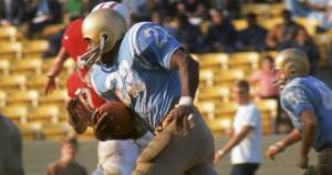 Mel Farr of UCLA against Southern California, 1966