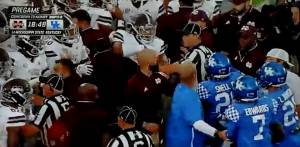 2018 football brawl, Mississippi State and Kentucky