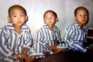 emaciated North Korean children
