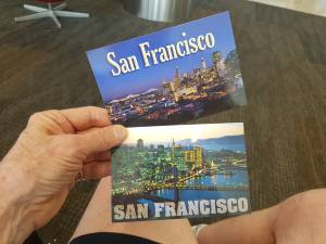 two postcards from San Francisco