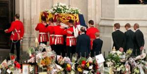 Lady Diana's funeral in London
