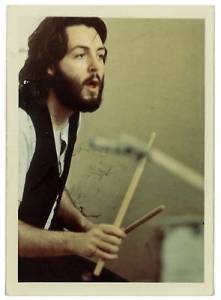 Paul McCartney on drums