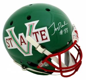 Jerry Rice's helmet at Mississippi Valley State