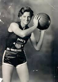 Babe Didrikson as a basketball player